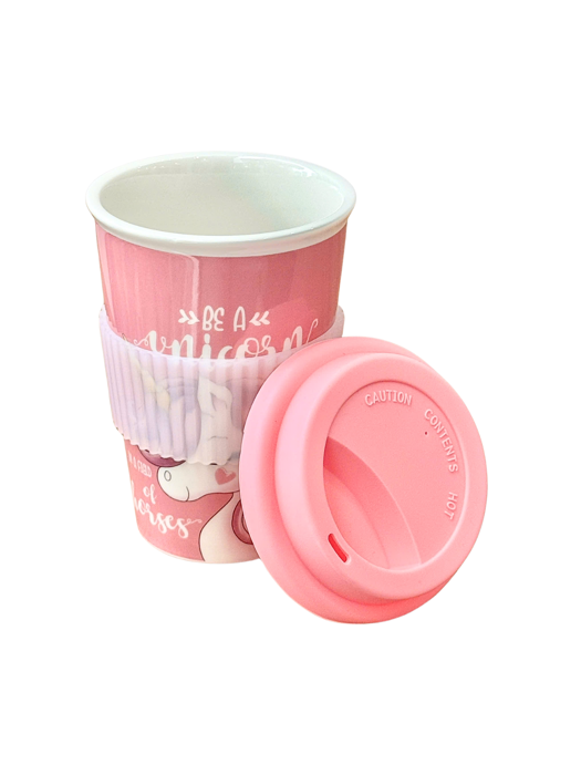 Ly sứ La Fonte có nắp 360ml-015745-PIN