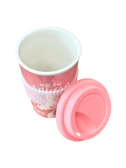 Ly sứ La Fonte có nắp 360ml-015745-PIN