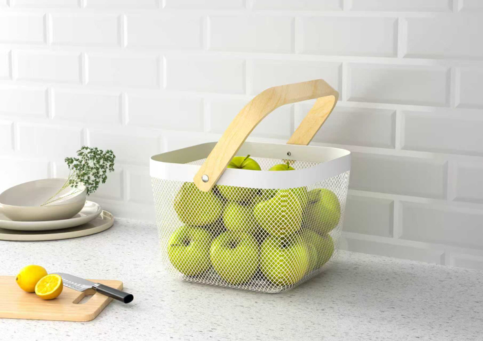 Giỏ Lưới Đa Năng Có Tay Cầm Bằng Tre La Fonte-015981