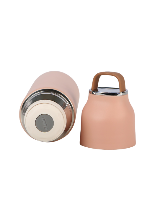 Bình giữ nhiệt chân không La Fonte có nắp quai xách nhỏ xinh 350ml-010238-PIN