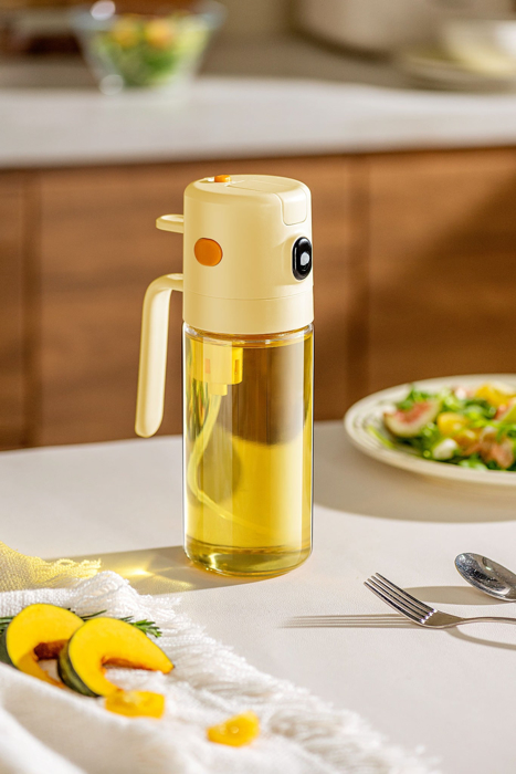 Bình Xịt Dầu Ăn Phun Sương Thủy Tinh La Fonte (550 ml-014533-YEL)