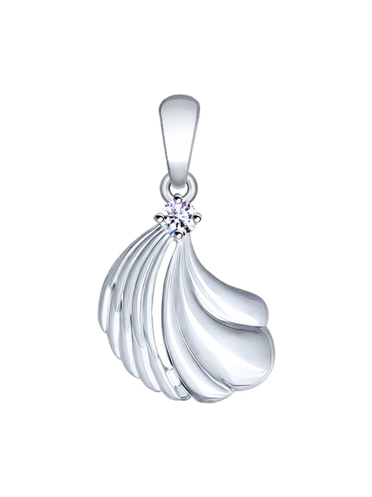 Mặt dây chuyền bạch kim 925, có đính đá cz - 94032080