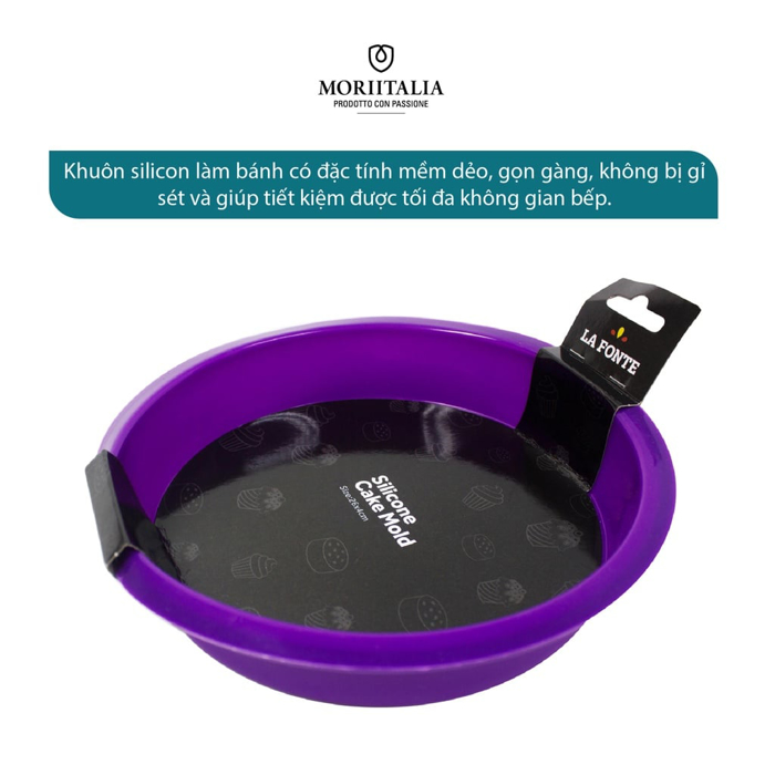 Khuôn bánh La Fonte silicone an toàn tiện lợi Moriitalia YY20855