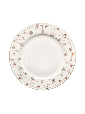 Dĩa sứ xương cao cấp  Moriitalia 19 cm - 013543