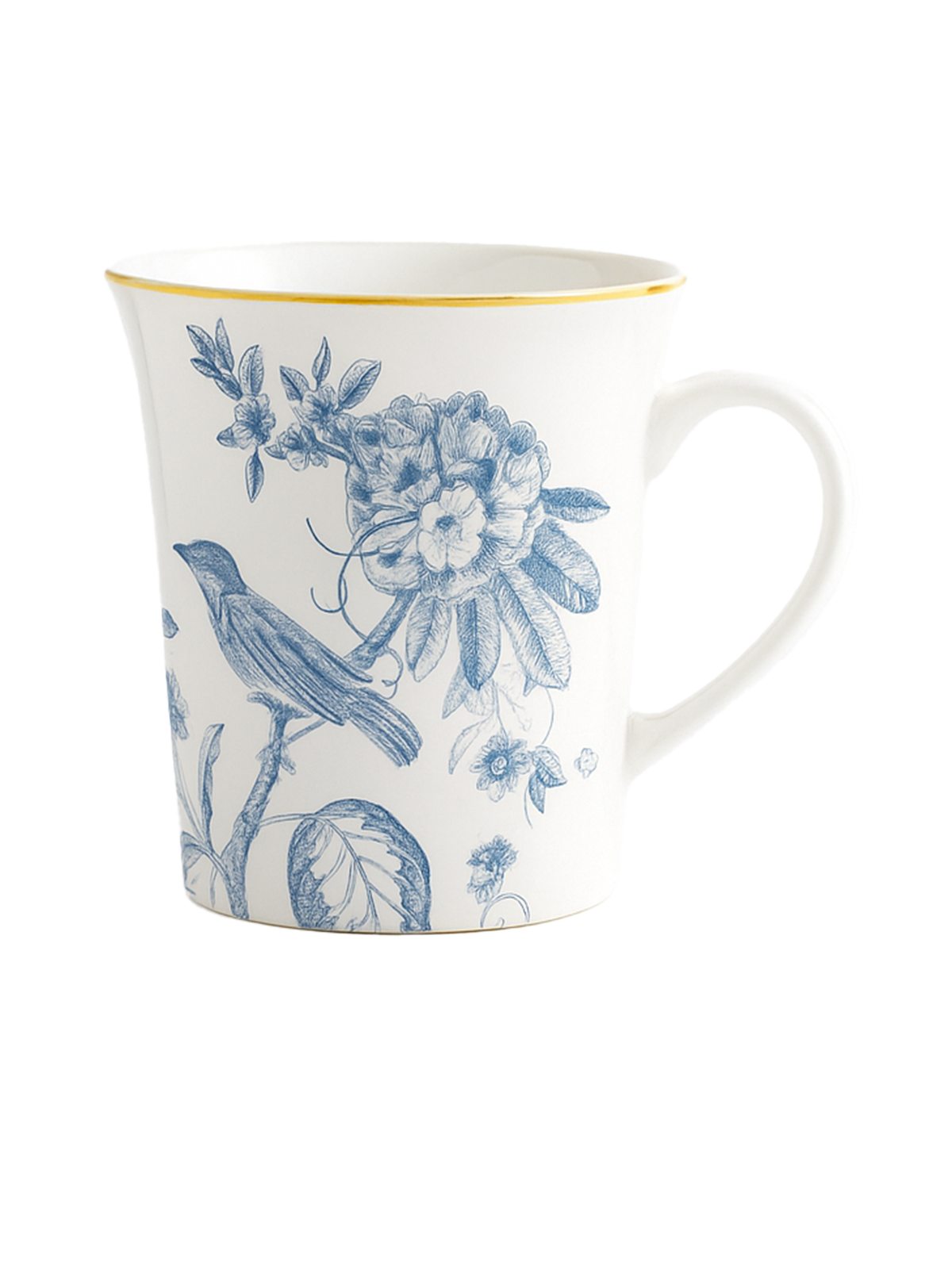 Ly sứ xương cao cấp Moriitalia viền hoa (380ml-014496)