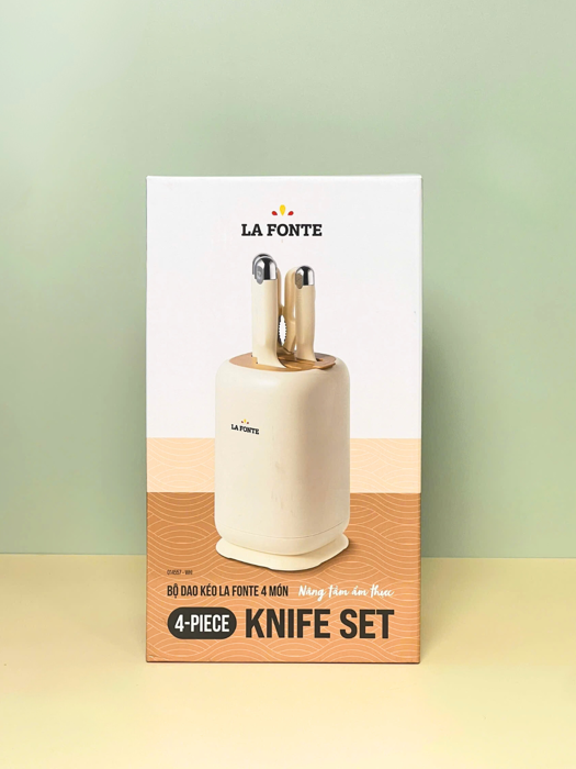 Bộ dao kéo 4 món La Fonte (014557-WHI)