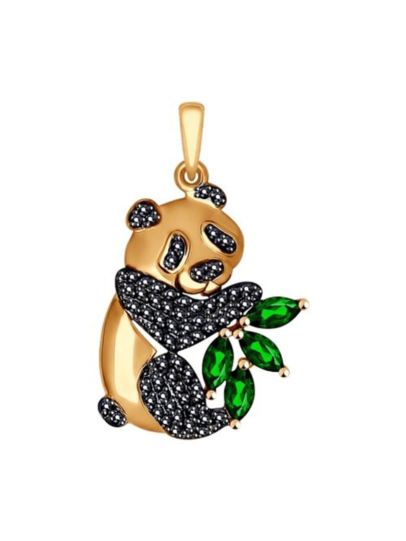 Mặt dây chuyền vàng 585, mã 035066, có đính đá cz