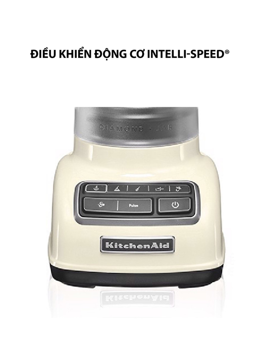 Máy xay sinh tố 4 tốc độ màu kem KitchenAid 5KSB1585EAC