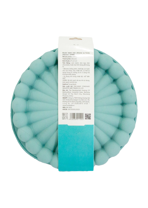 Khuôn bánh tròn silicone La Fonte 27x6.1cm - 011990