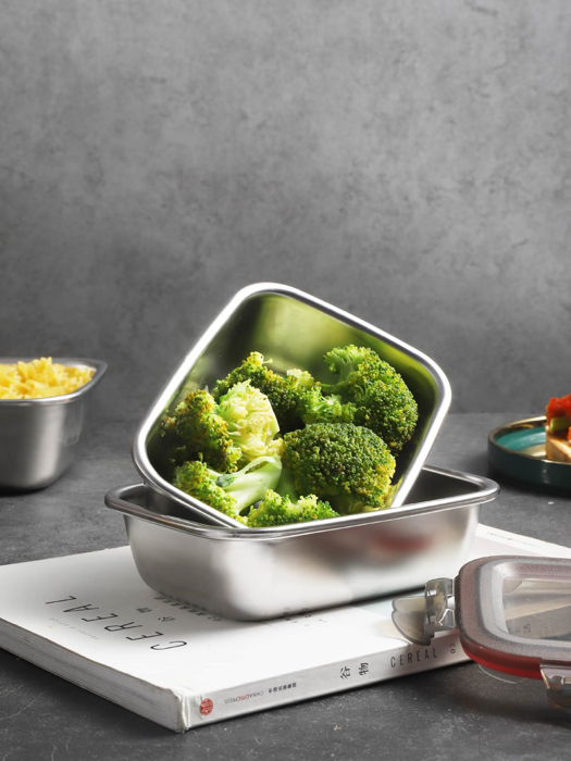 Hộp đựng thức ăn Inox 304 600ml La Fonte 002011