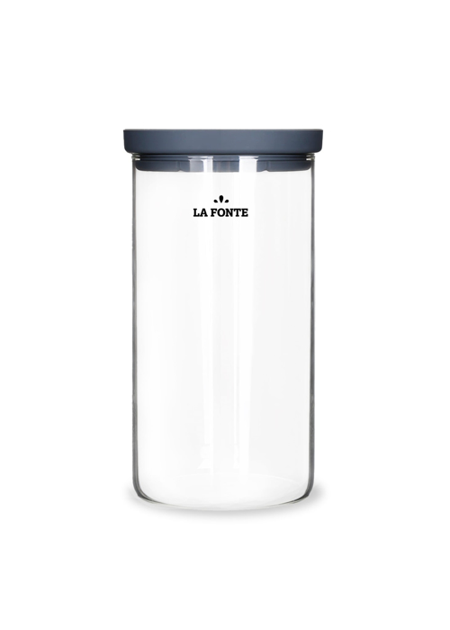 Lọ thủy tinh borosilicate chịu nhiệt nắp xếp chồng La Fonte 1000ml - 011624