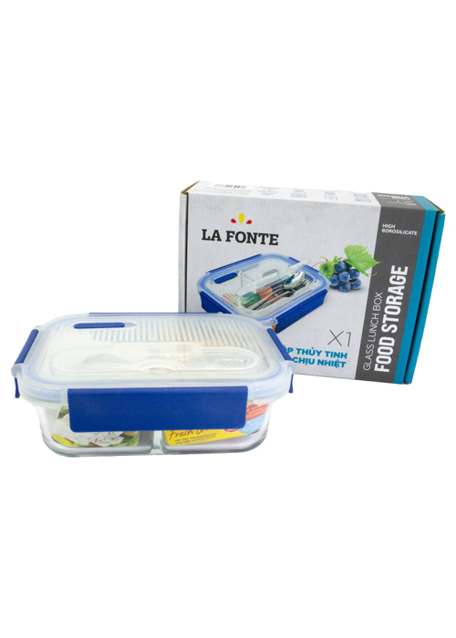Hộp cơm thủy tinh chịu nhiệt La fonte – X1 – 1040ml