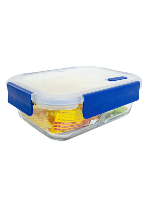 Hộp cơm thủy tinh chịu nhiệt La fonte – X1 – 1040ml