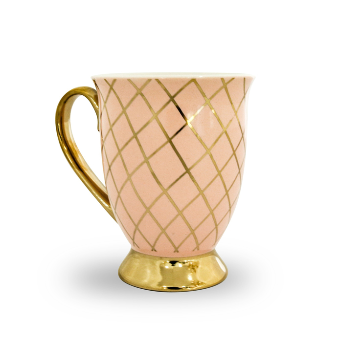 Cốc sứ La Fonte mạ vàng-006446-01