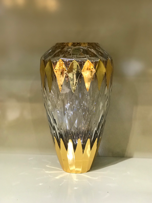 Bình hoa pha lê Same mạ vàng 24k-3604