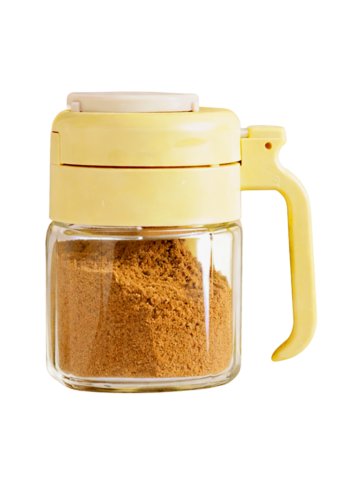 Hủ Đựng Gia Vị Thuỷ Tinh Nắp Kín La Fonte 500ml-000628-YEL