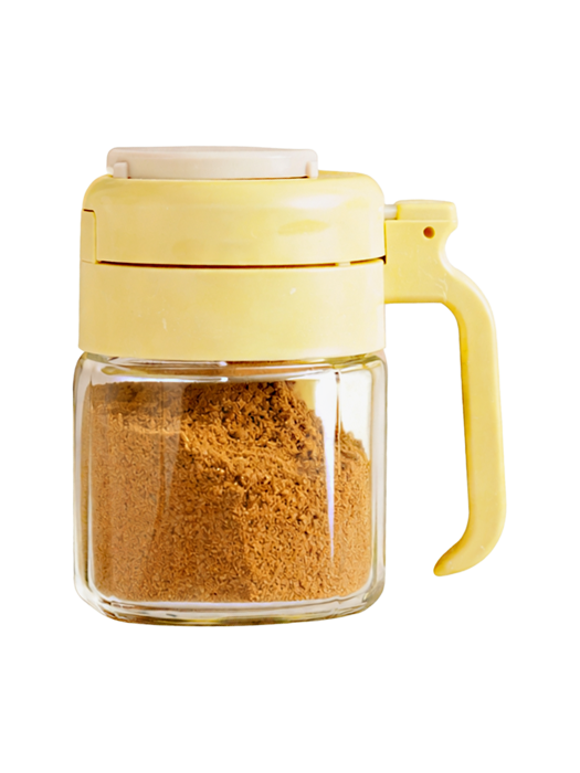 Hủ Đựng Gia Vị Thuỷ Tinh Nắp Kín La Fonte 500ml-000628-YEL