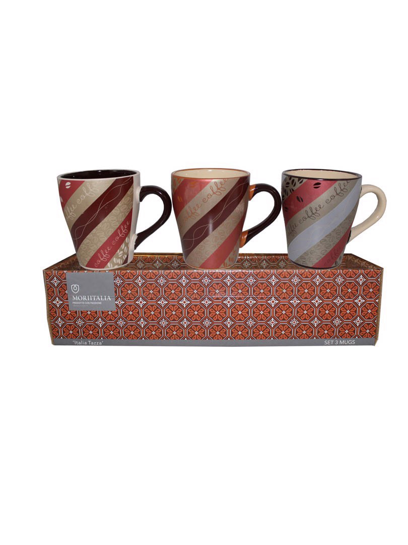 Bộ 3 cốc sứ  Moriitalia GS60-Y675