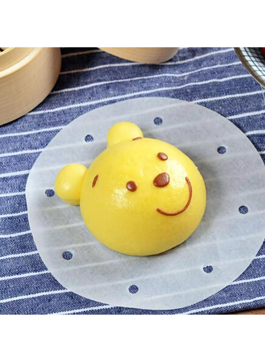 Giấy lót chống dính hấp chiên Kokusai có lỗ 14 cm (30 tờ/túi)