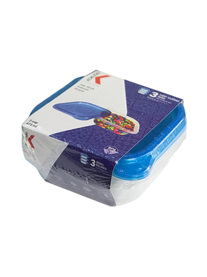 Hộp nhựa Kokusai Biopac 2 cup 473ml lốc/3 SC-02CSLB-3