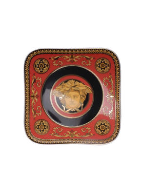 Đĩa ăn bánh mì Versace Mesuda Red 14cm - 409605.16214