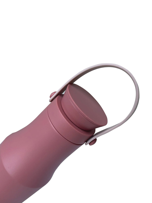 Bình giữ nhiệt Travel La Fonte inox 304 có quai xách tiện lợi 470ml-010245-PIN