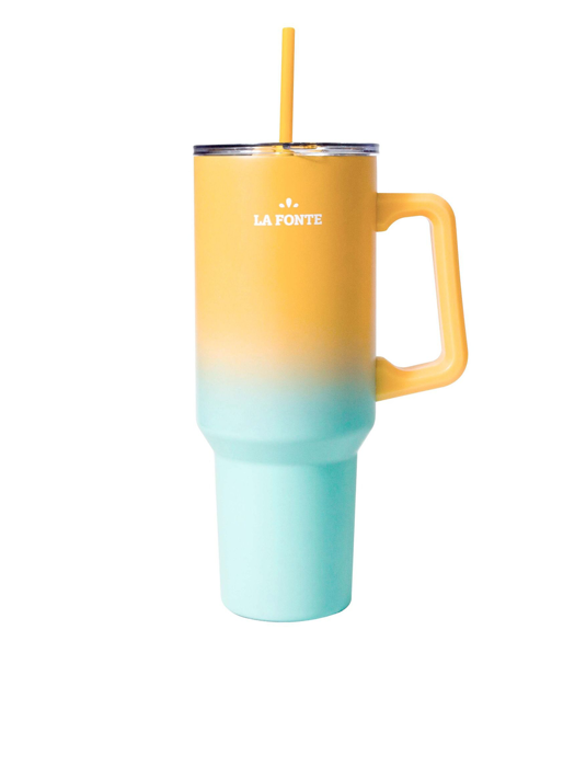 Ly giữ nhiệt có tay cầm và ống hút 1200 ml La Fonte - 012317-ORA