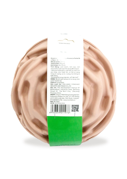 Khuôn bánh hoa hồng silicone La Fonte 24 x 7.5cm - 011976
