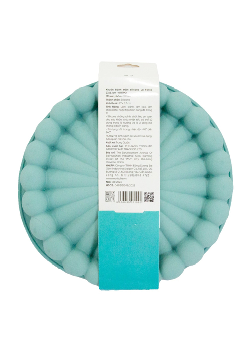 Khuôn bánh tròn silicone La Fonte 27x6.1cm - 011990