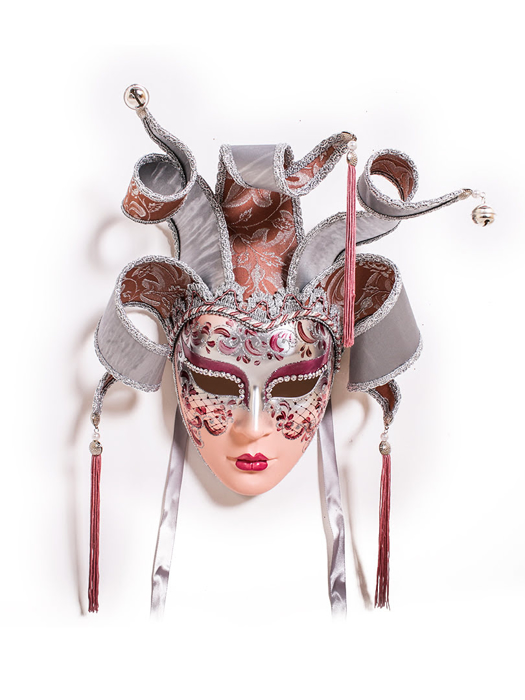 Mặt nạ hóa trang nguyên mặt Ricci Luxury đính đá Swarovsky - MATNA021