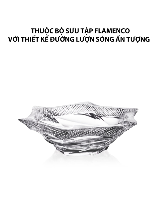 Khay pha lê Flamenco Pyramid Bohemia 330mm - 717414