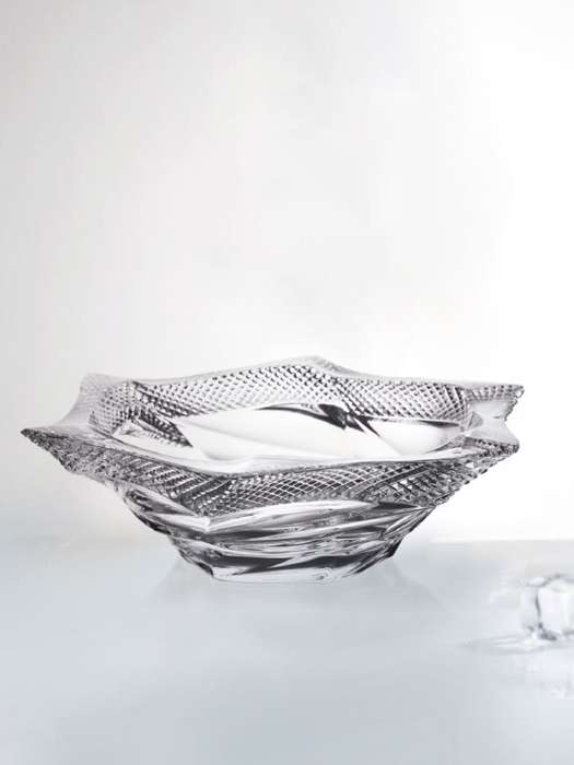 Khay pha lê Flamenco Pyramid Bohemia 330mm - 717414