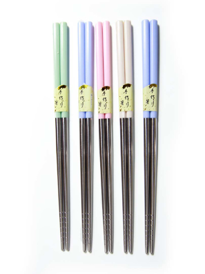 Đũa Inox Nhật Bản Vỉ 5 Đôi Kokusai NDCK-13