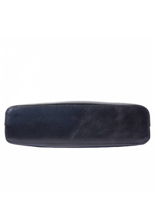 Túi xách da Ý Florence - 32x9x14cm màu đen - 200-Black