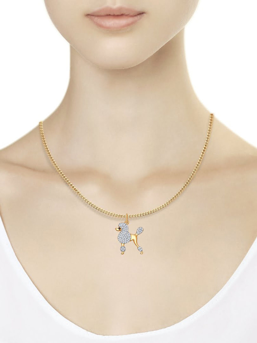 Mặt dây chuyền vàng 585, mã 035232, có đính đá cz