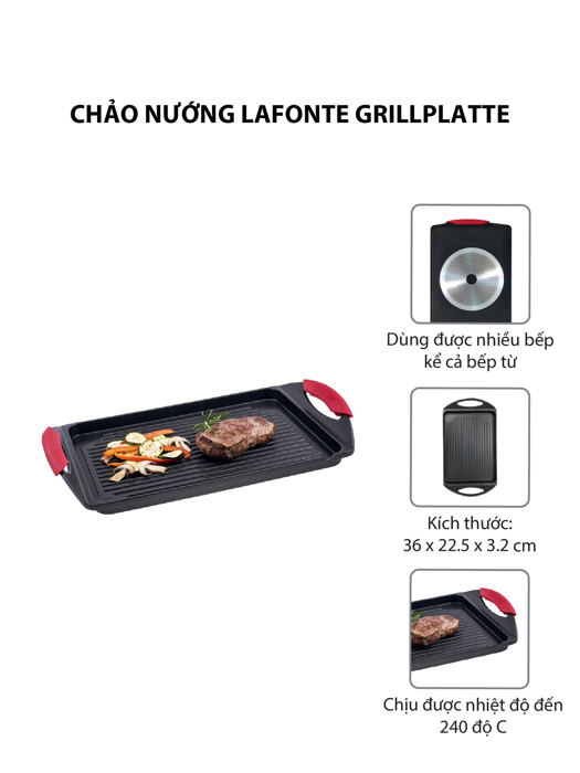 CHẢO NƯỚNG LAFONTE GRILLPLATTE 42x27cm - 53000846
