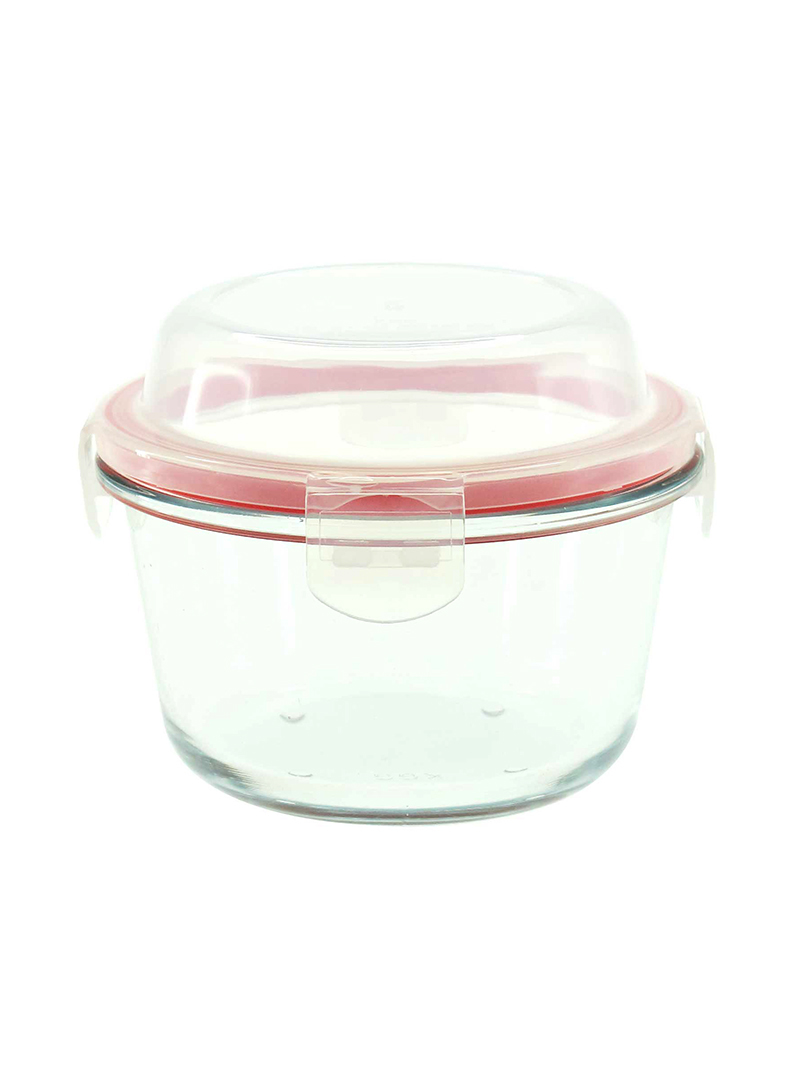 Thố thuỷ tinh nắp khoá cao 0.5l carlmann