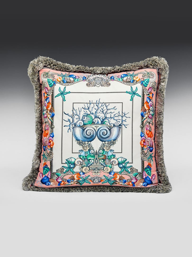 Gối Les Etoiles de la Mer màu hồng 14,5x21cm Versace ZSEP0100.Z7104