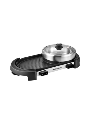 Bếp Lẩu Nướng BBQ 2 trong 1 Hamilton Beach 3L-000192