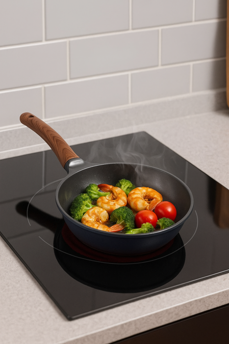 Chảo Nhôm Ceramic Coating Chống Dính Lacena 24 cm-010788