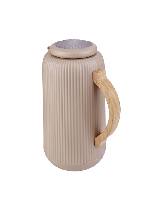 Bình Giữ Nhiệt Chân Không Cán Gỗ La Fonte-1000 ML-014755-BEI