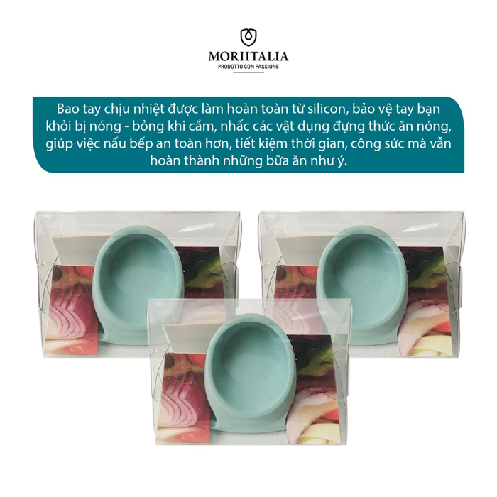 Bao ngón tay Silicon cách nhiệt La Fonte an toàn Moriitalia 000990
