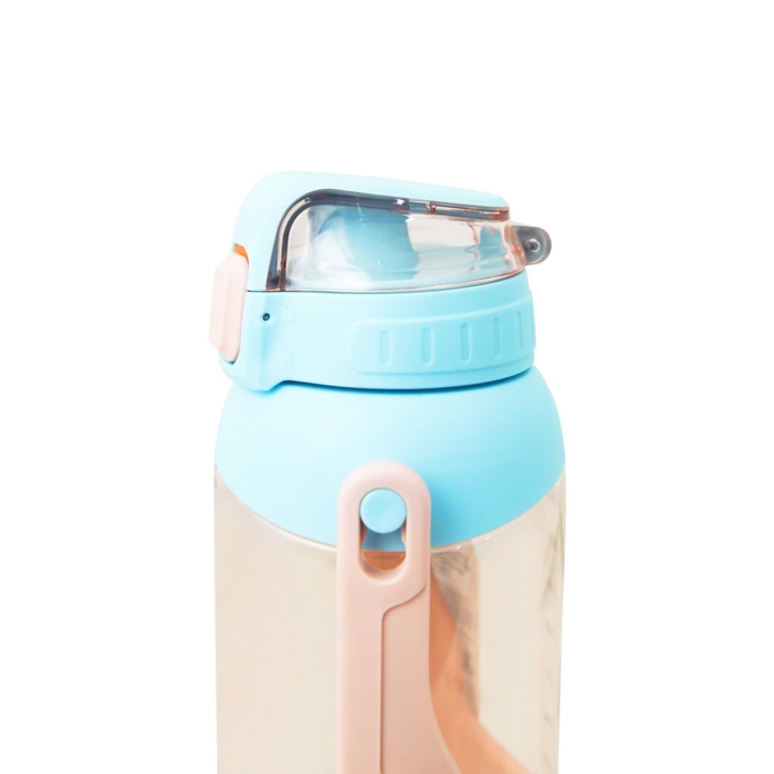 Bình Nước Thể Thao Có Tay Xách La Fonte Màu Hồng 1600ml - 011600 - Chính hãng Moriitalia, chịu nhiệt cao, nắp một chạm