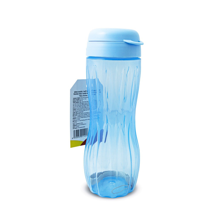 Bình nước thể thao trẻ trung LA FONTE 680ml Sport Bottle, Chất liệu PP an toàn sức khoẻ - Chính hãng MORIITALIA 011457