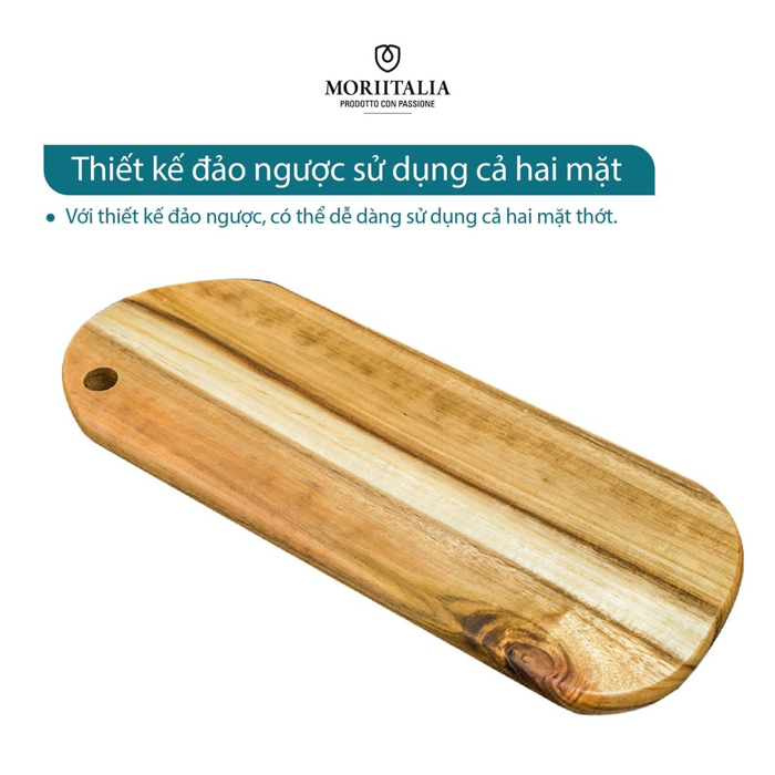 Thớt gỗ tràm Moriitalia cao cấp đa dụng an toàn cho sức khoẻ THOT00008389