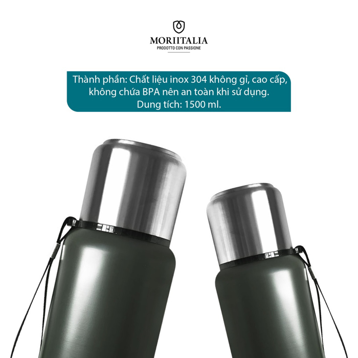 Bình giữ nhiệt La Fonte 1.5L cao cấp Moriitalia 006729