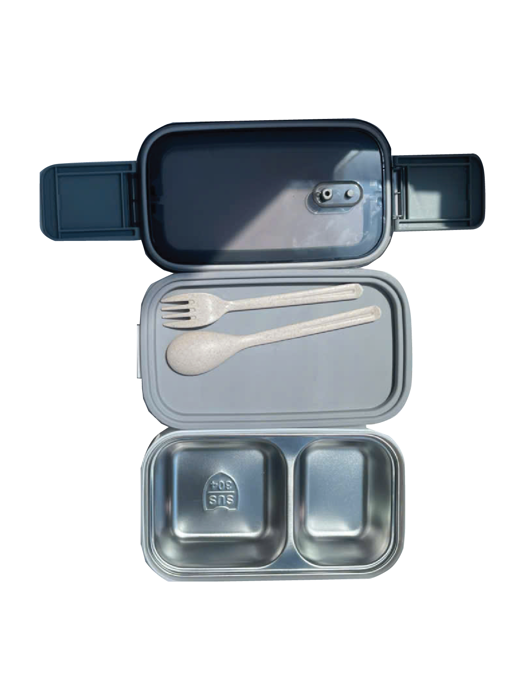 Hộp cơm 2 ngăn kèm túi đựng La Fonte - 013741