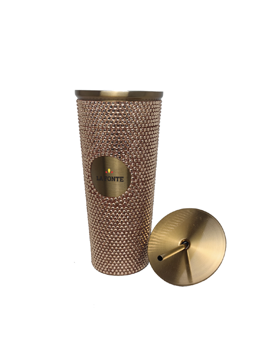 Ly Giữ Nhiệt Diamond La Fonte Kèm Ống Hút-700 ml-000543-GOL