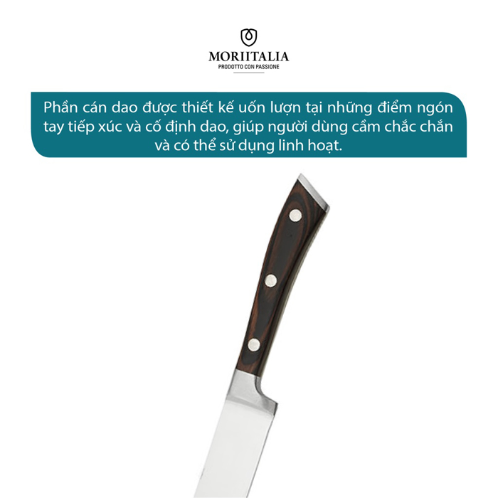 Dao đa năng Delaware siêu bén không gỉ Moriitalia 3000419