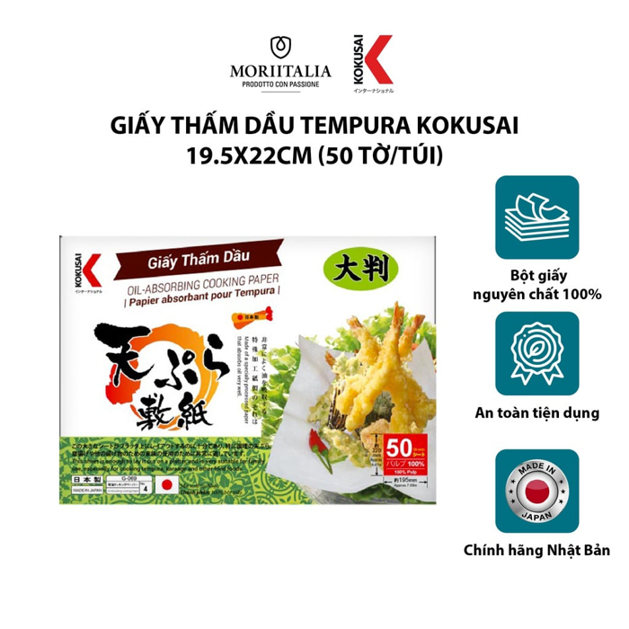 Giấy thấm dầu Kokusai tiện lợi Moriitalia GTDD00004770